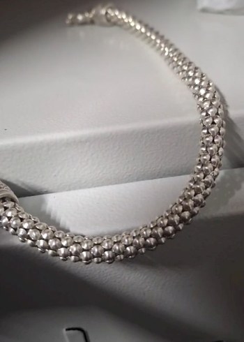 925 AYAR FUL GÜMÜŞ ERKEK BİLEKLİK - Görsel 4