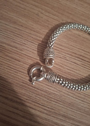 925 AYAR FUL GÜMÜŞ ERKEK BİLEKLİK - Görsel 3