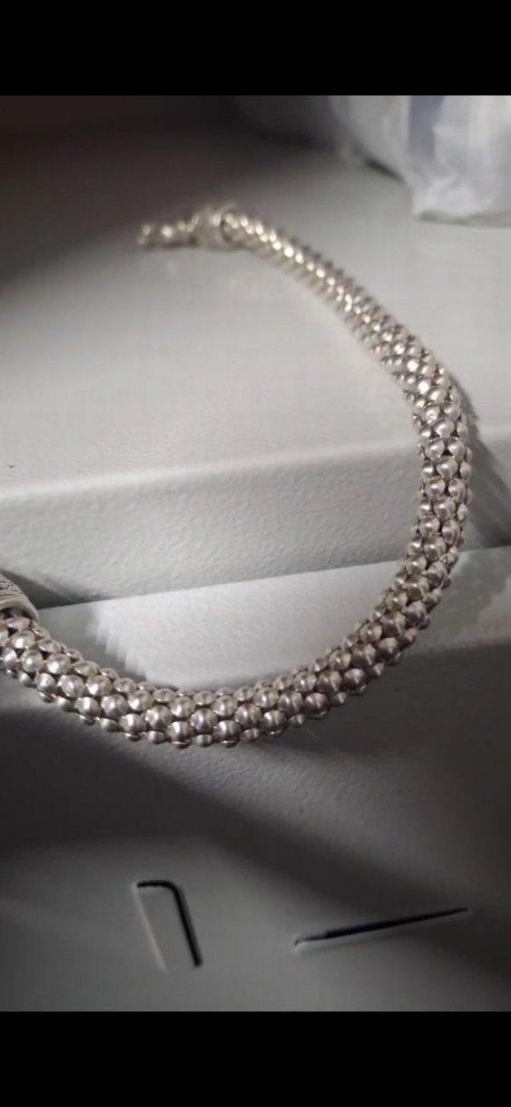 925 AYAR FUL GÜMÜŞ ERKEK BİLEKLİK - Görsel 4