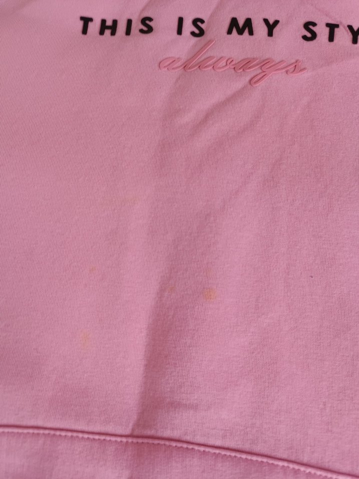 Pembe Kapüşonlu Oversize Sweatshirt - Görsel 3