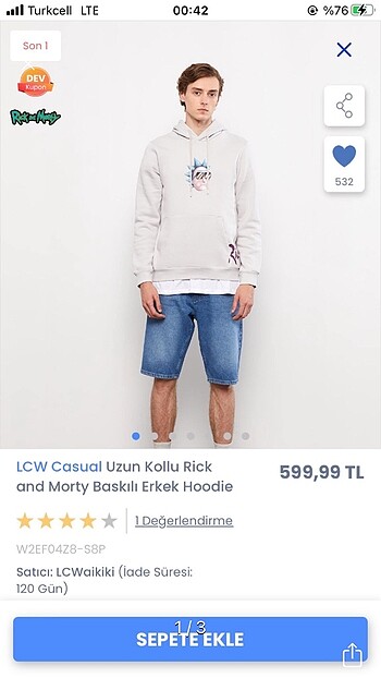 Xside lc Waikiki sweatshirt