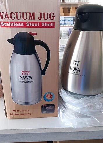 3 Litre Çelik Termos 