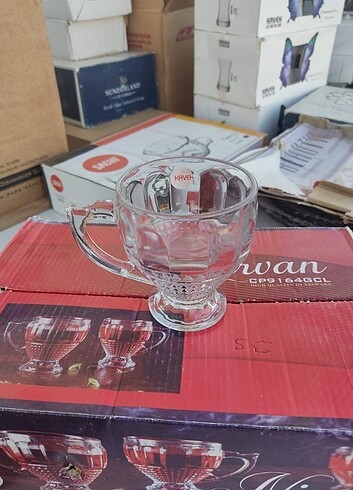 6'lı Kulplu Çay Fincanı 