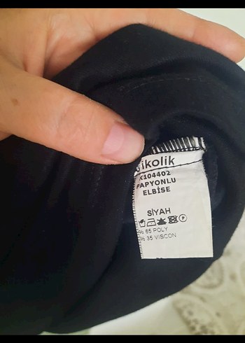 Siyah Midi Gotik TRİKO Elbise - Görsel 7