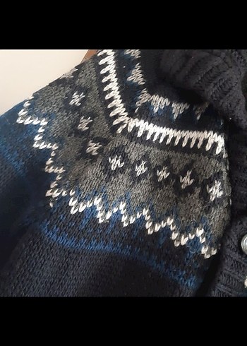 Bohem Tarz  Örgü Yün Hırka - Görsel 4