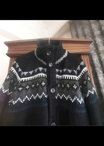 Bohem Tarz  Örgü Yün Hırka - Görsel 3