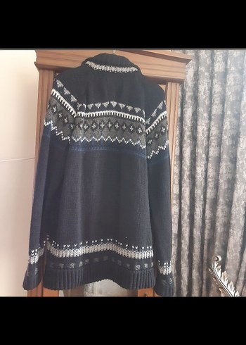 Bohem Tarz  Örgü Yün Hırka - Görsel 2