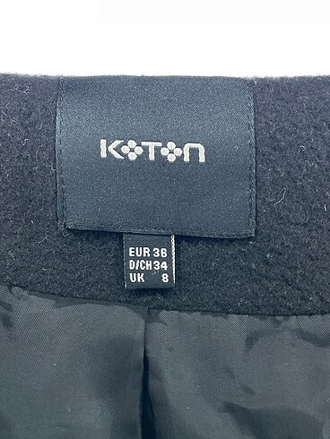 36 Beden siyah Renk Koton Blazer %70 İndirimli.