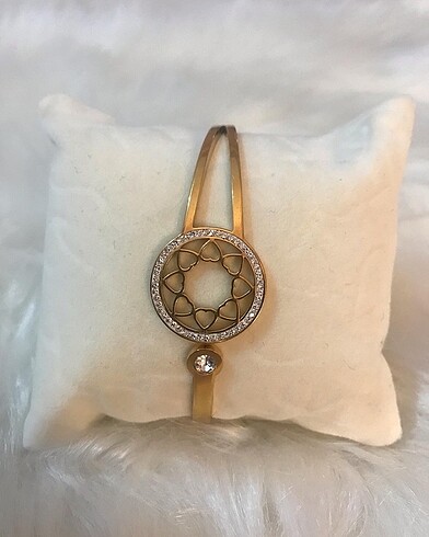 Gold Zirkon taşlı kelepçe