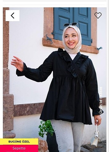 Locco moda siyah bağlamalı Tunik standart beden
