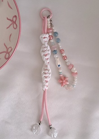 Blush & Shells Bag Charm