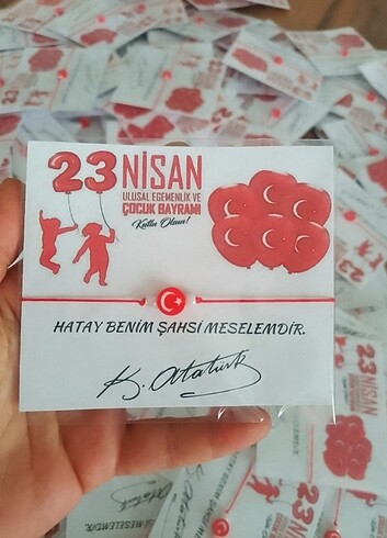 23 nisan hediyelik bileklik 