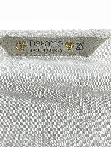 xs Beden beyaz Renk Defacto Bluz %70 İndirimli.