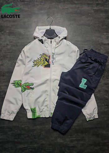 Lacoste Kapüşonlu Eşofman Takımı - Görsel 4