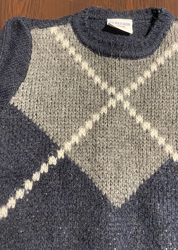 Erkek Çocuk lacivert Uzun Kollu Triko Kazak - Görsel 2