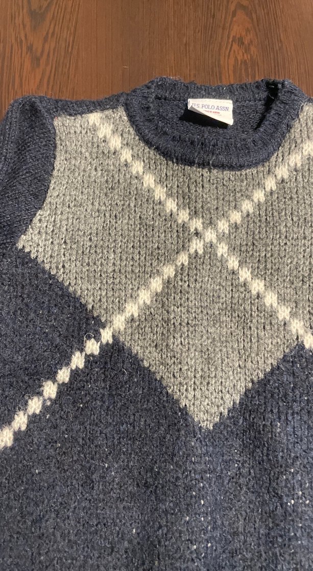 Erkek Çocuk lacivert Uzun Kollu Triko Kazak - Görsel 2