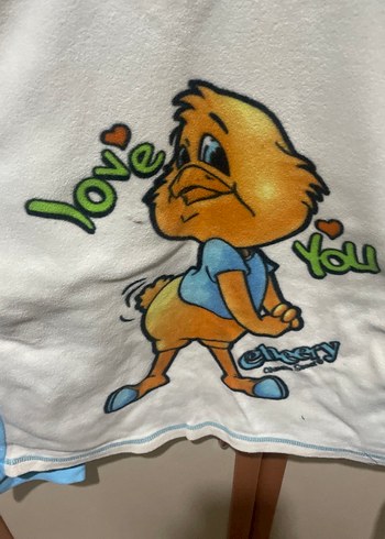 Mavi Uzun Kollu Kız polar Tişört - Görsel 2