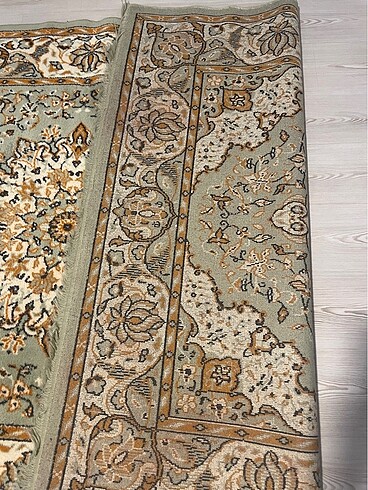  Beden haki Renk #Yün makine dokuması antika taban halısı