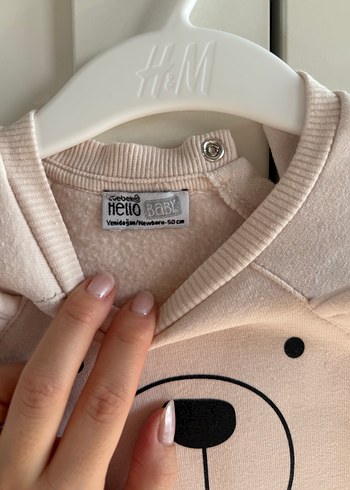 Bej Pamuklu Erkek Bebek Tulum - Görsel 2