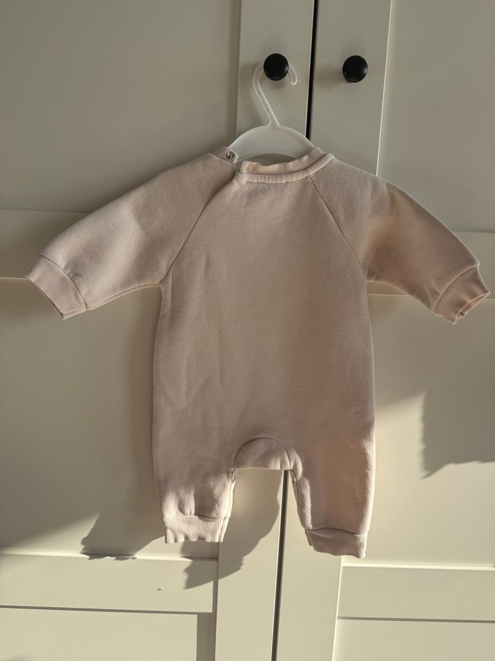 Bej Pamuklu Erkek Bebek Tulum - Görsel 3