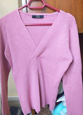 One fashion bayan pembe kazak 