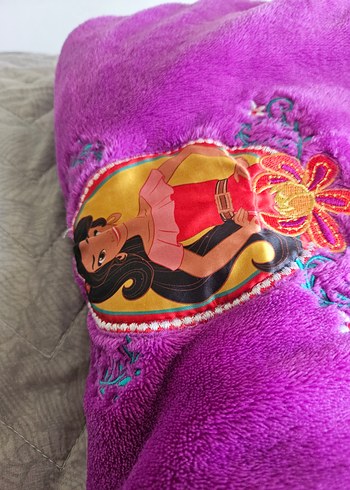  Beden pembe Renk Renkli polar Disney nakışlı Çocuk Battaniyesi