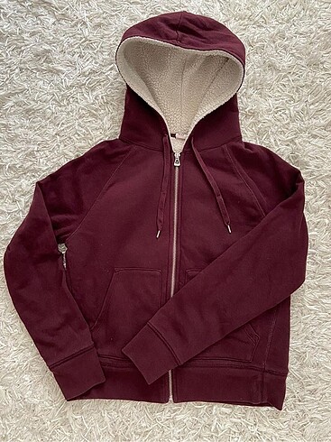 GAP Fermuarlı Pamuklu Sweatshirt