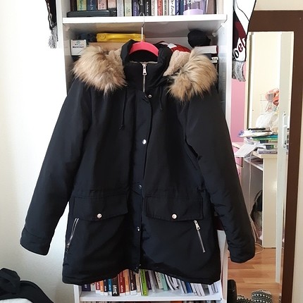 siyah parka