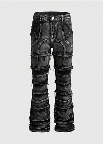 Killstar Affiction Denim Pantolon Streetstyle Kot Pantolon Jean