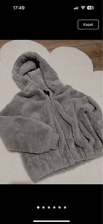 Peluş mont