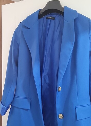 Mavi blazer ceket 