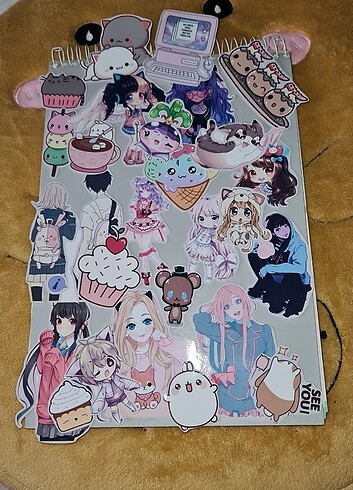 3 set sticker kawaii 