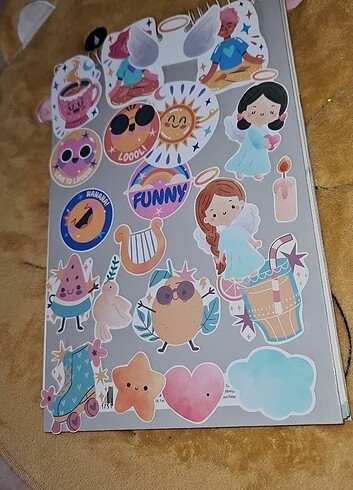  2 set sticker kawaii 