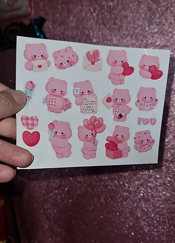  Aşk dolu ayıcıklar sticker 