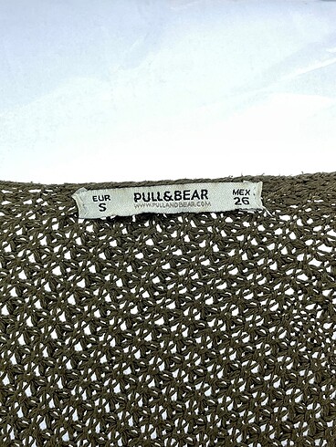 s Beden kahverengi Renk Pull and Bear Hırka %70 İndirimli.