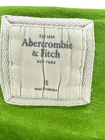 xs Beden yeşil Renk Abercrombie & Fitch T-shirt %70 İndirimli.