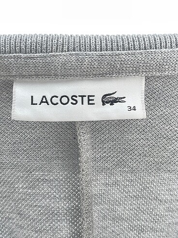 34 Beden gri Renk Lacoste Uzun Elbise %70 İndirimli.