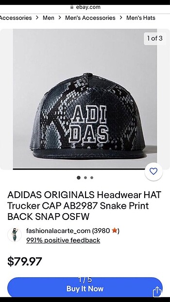 Adidas orjinal şapka (Cap)