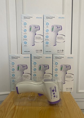 Temassız Dijital Ateş Ölçer Hızlı Ölçüm - Görsel 6