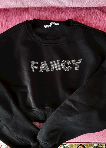 koton crop sweatshirt - Görsel 2