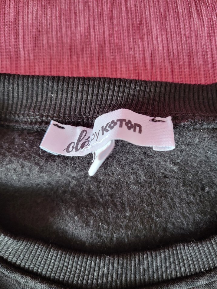 koton crop sweatshirt - Görsel 3