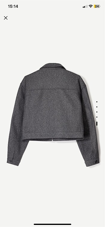 Bershka Bershka yumuşak crop ceket