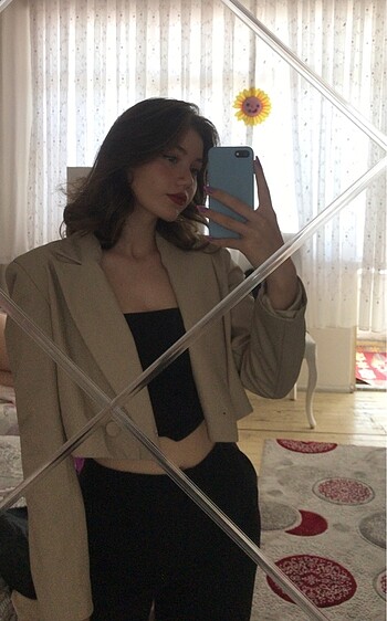 Deri blazer ceket