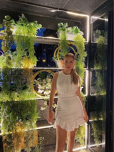 Trendyol & Milla Beyaz mini elbise