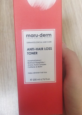 maruderm saç dökülmesi karşıtı saç toniği