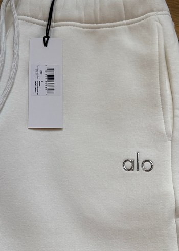 Alo Yoga Beyaz Pamuklu Rahat Kesim Eşofman - Görsel 3