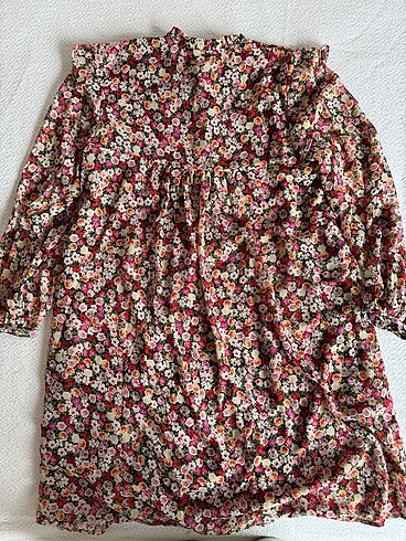 Mango marka çiçekli elbise - Görsel 2