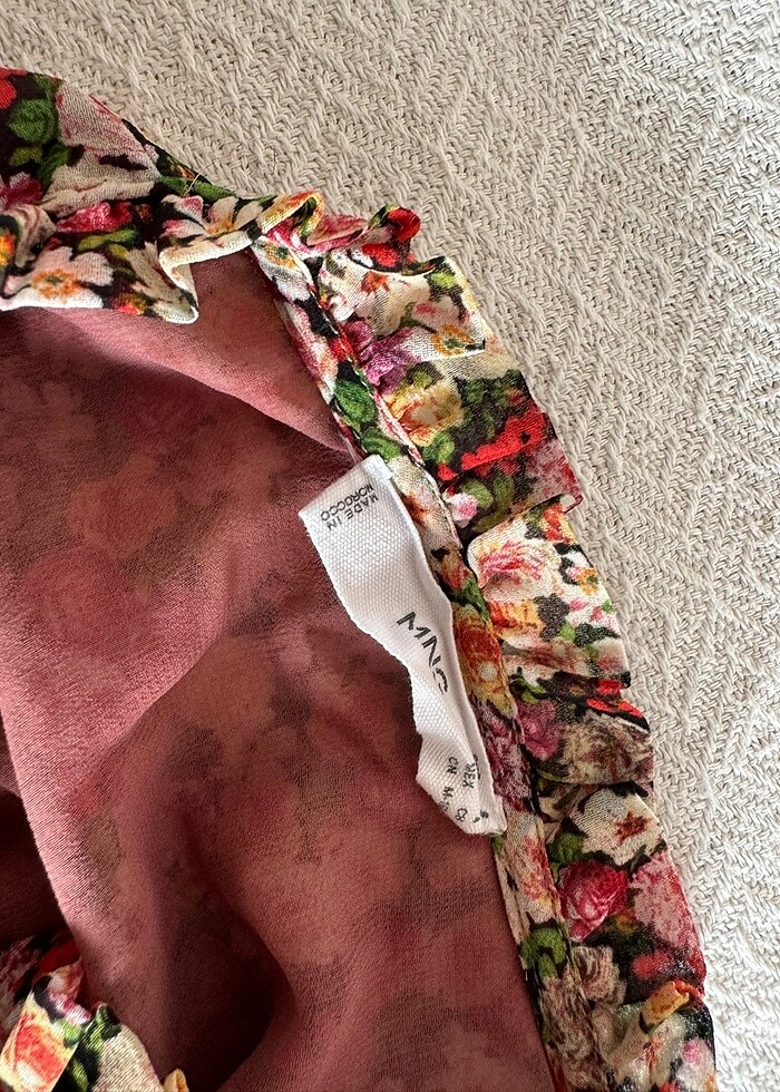 Mango marka çiçekli elbise - Görsel 3