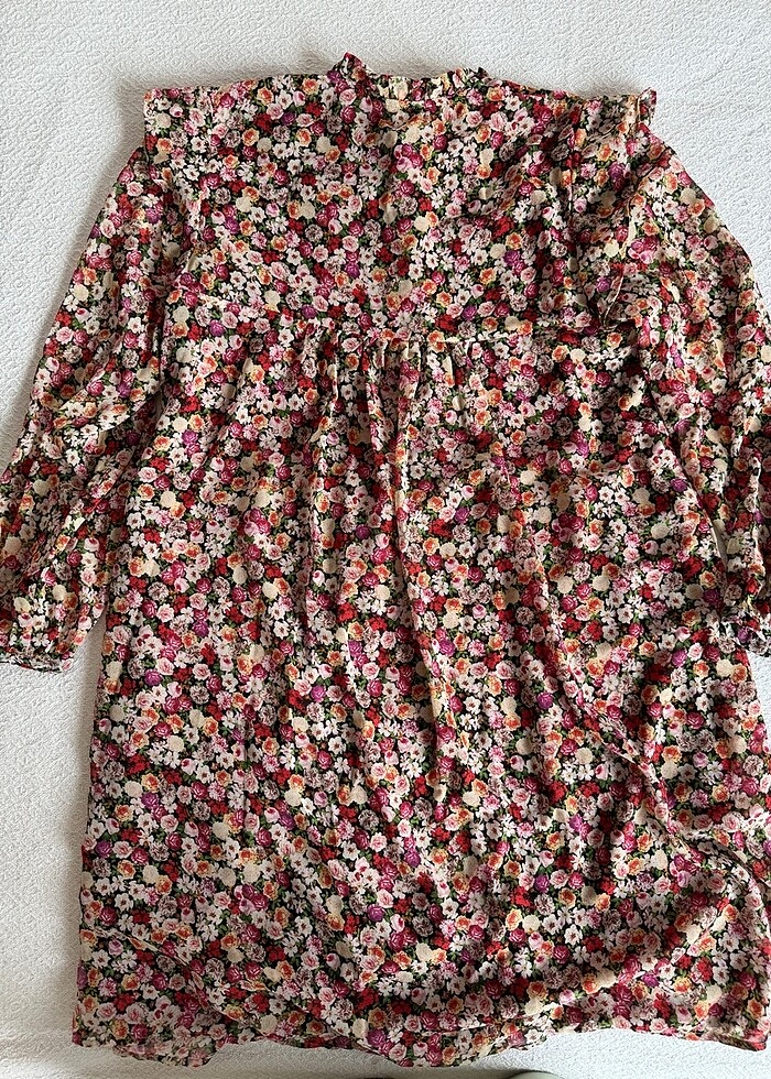 Mango marka çiçekli elbise - Görsel 2