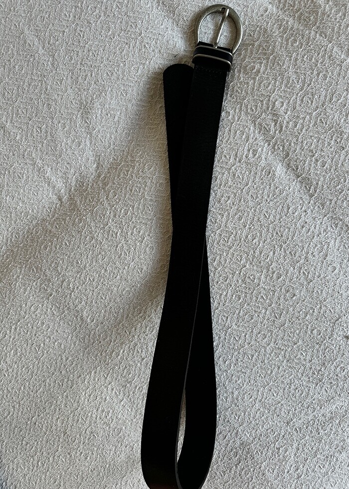 Mavi marka deri kemer - Görsel 3